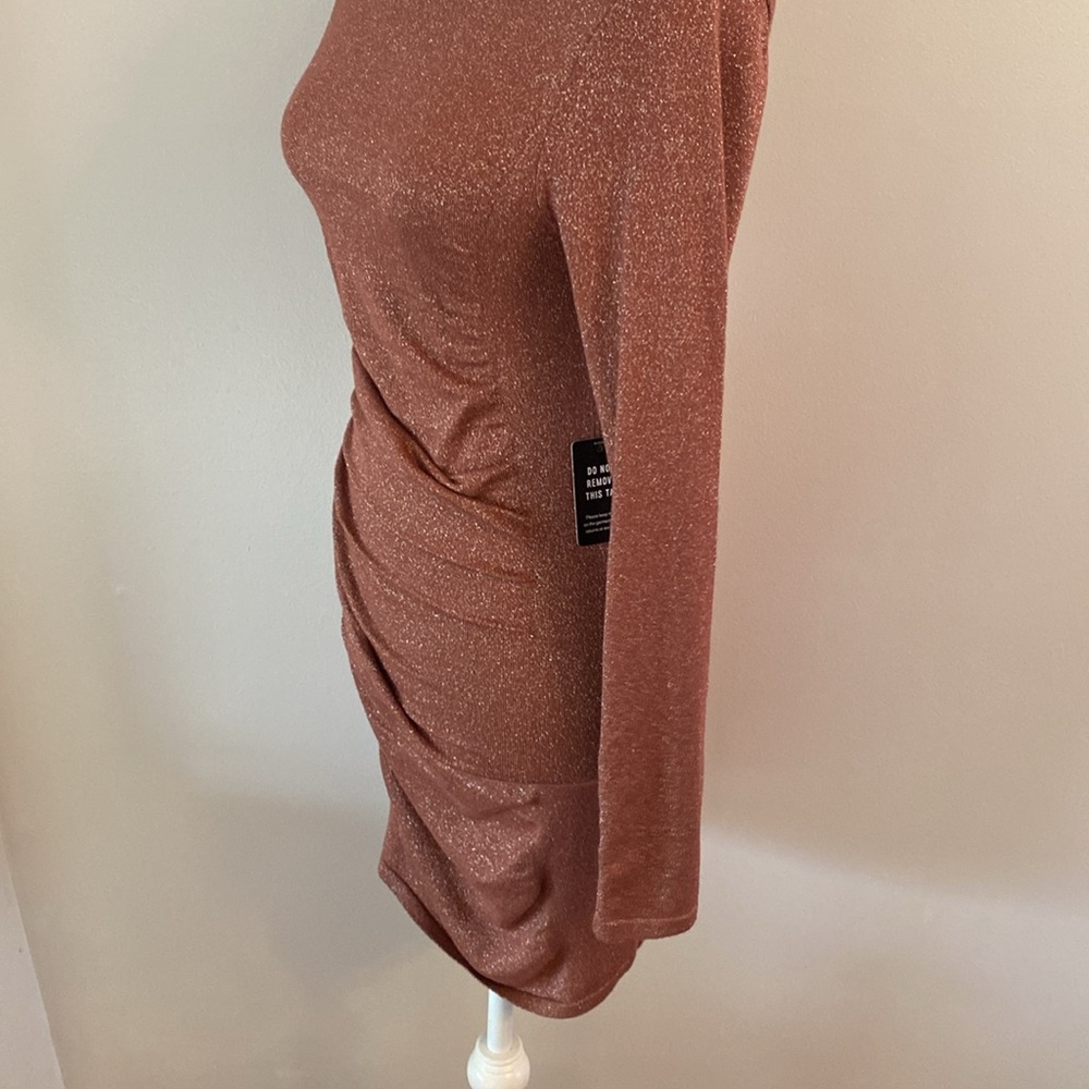 Express NWT sparkle ranched side dress small - Picture 6 of 9